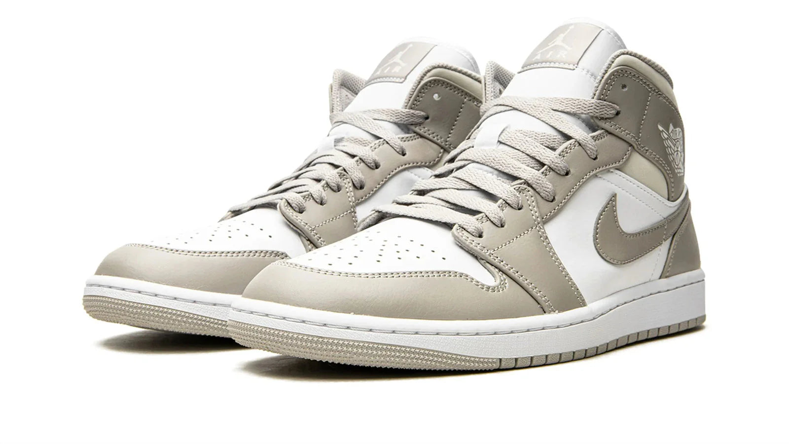 Air Jordan 1 Mid Linen College Grey