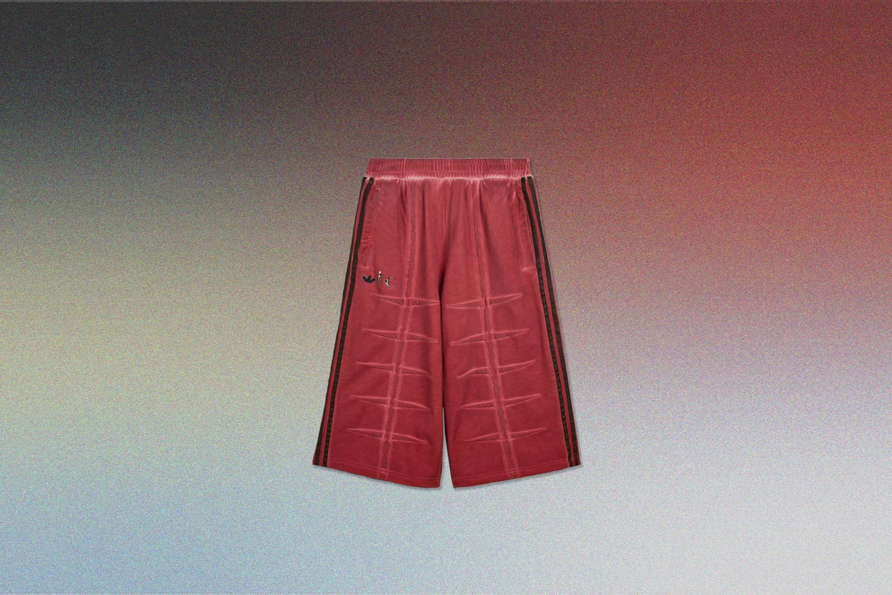 adidas Originals x Thug Club Sweat Jort Power Red