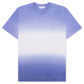 Logo Embroidery Gradient T Shirt Lavender