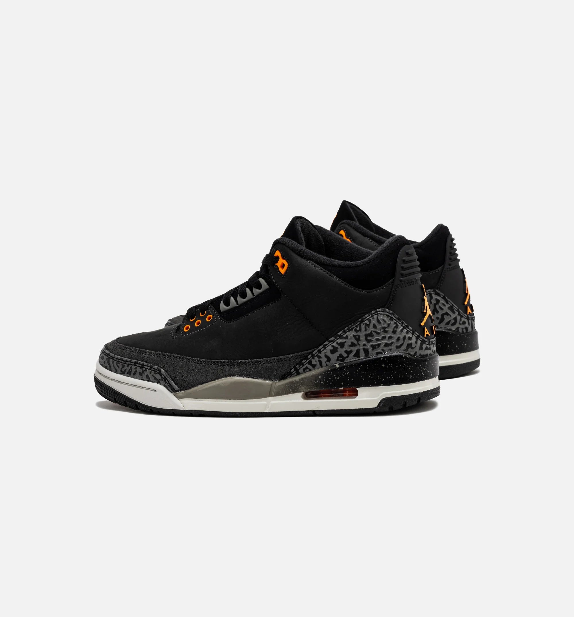 Air Jordan 3 Retro Fear Mens Lifestyle Shoe Night Stadium Total Orange