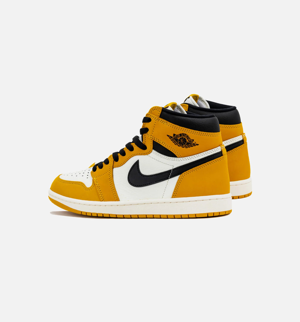 Air Jordan 1 Retro High OG Yellow Ochre Mens Lifestyle Shoe Yellow Ochre Sail Black