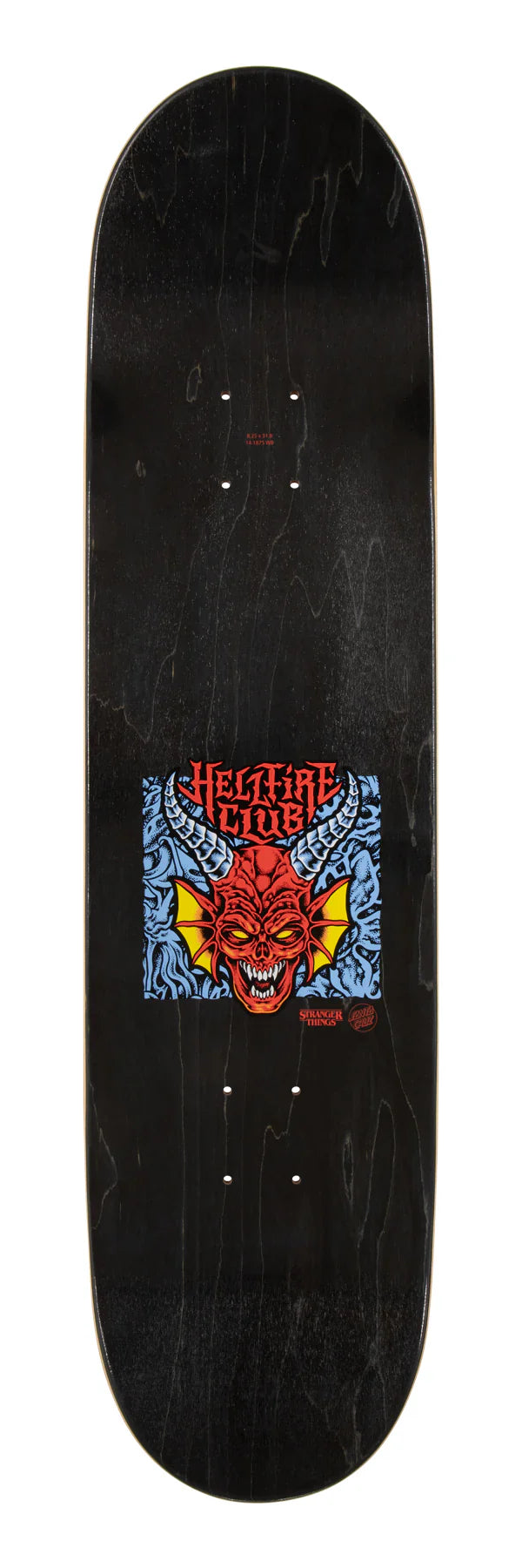 Santa Cruz x Stranger Things Hellfire Club Deck 825 x 318