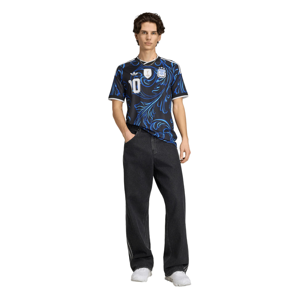 adidas Argentina Away Messi Mens Soccer Jersey 2026 Black Blue
