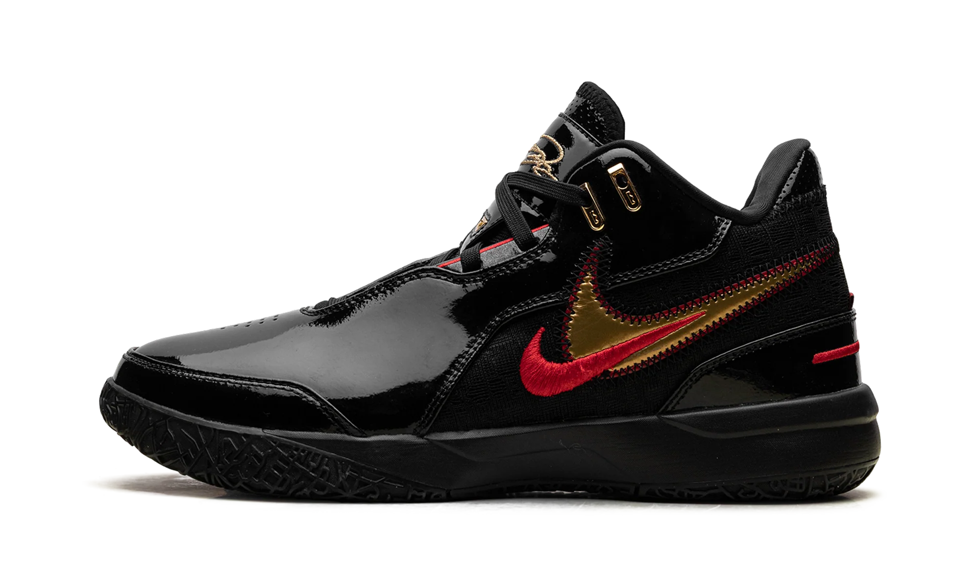 Zoom LeBron NXXT Gen AMPD "Black University Red Gold" FJ1566 001
