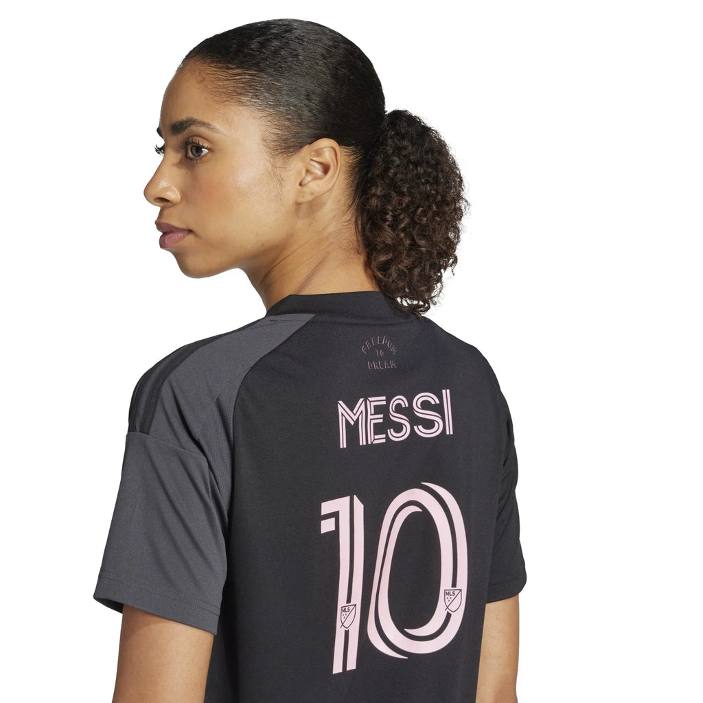 adidas Womens Inter Miami CF Messi Away Jersey 25 26 Black