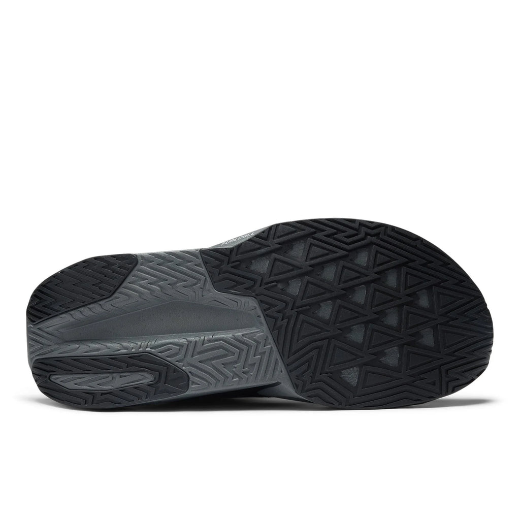 Men's FuelCell Rebel v5 in Black with Castlerock and Silver Metallic