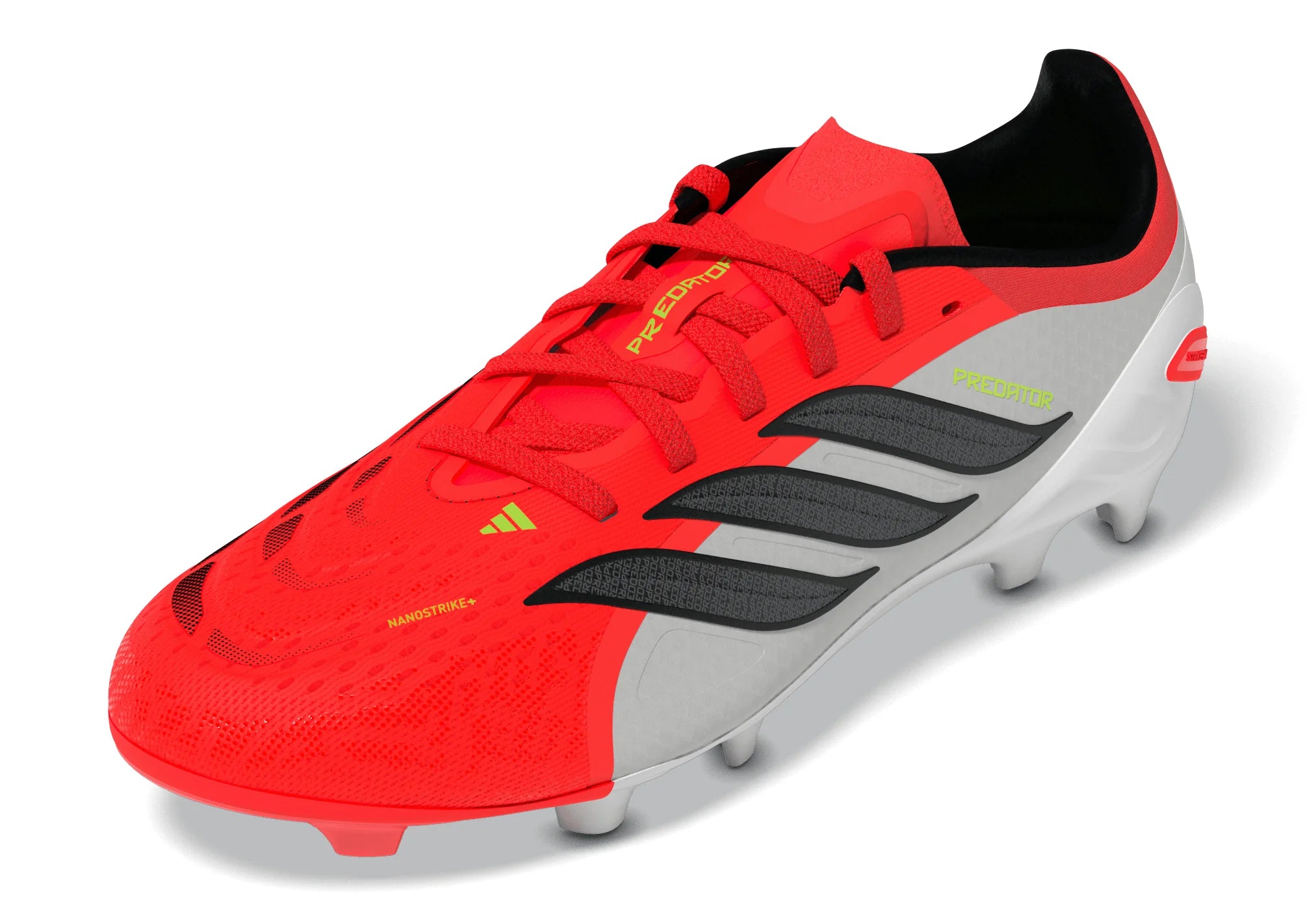 adidas Predator Elite FG Firm Ground Youth Soccer Cleats Red Black White
