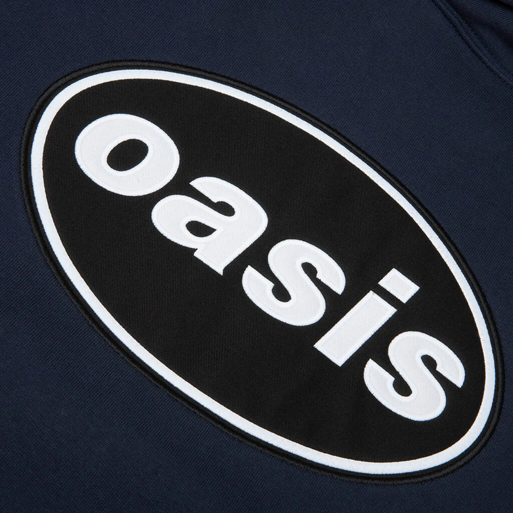 Pleasures x Oasis Knebworth Hoodie Navy