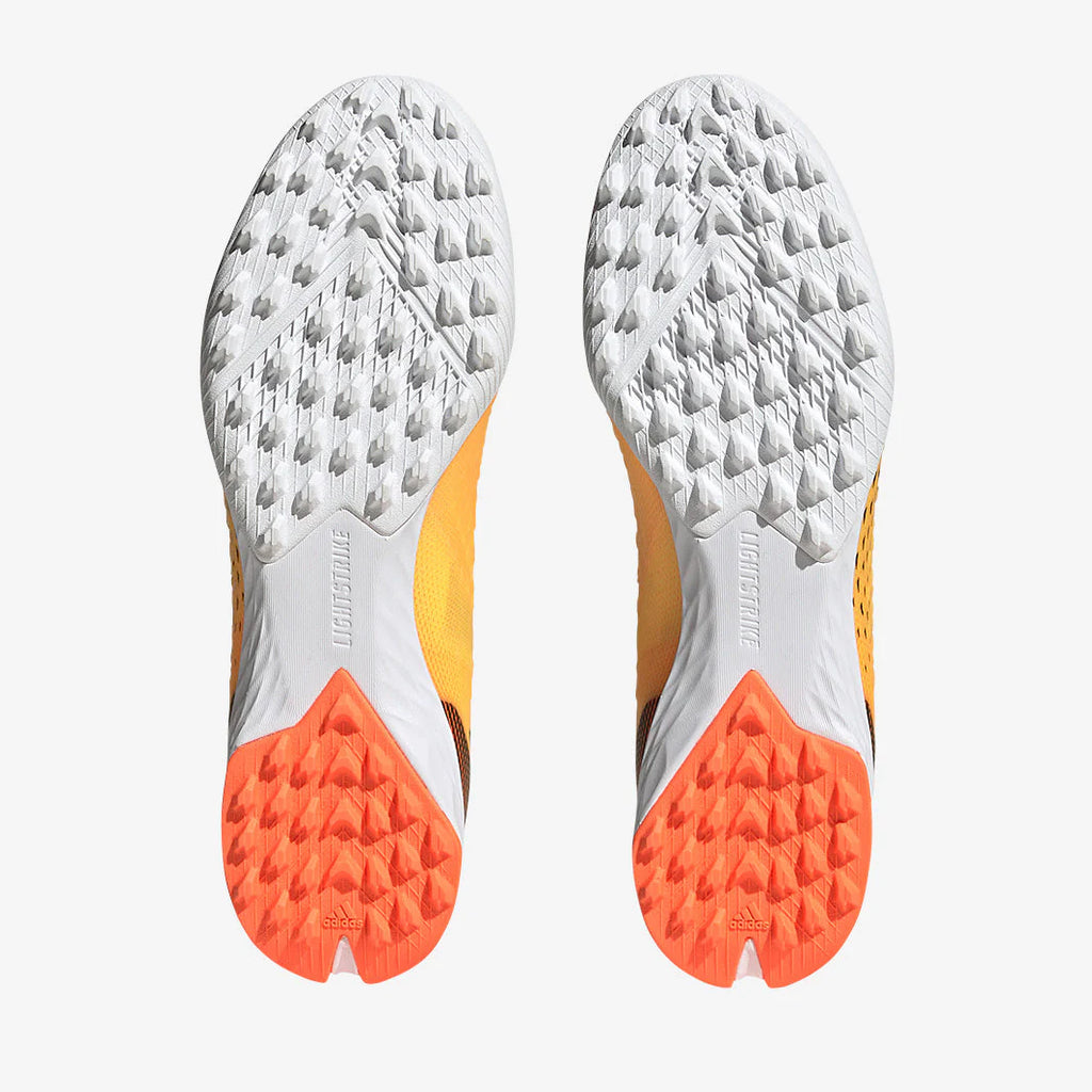 adidas X Speedportal1 TF Turf Soccer Cleats Solar Gold Black Solar Orange