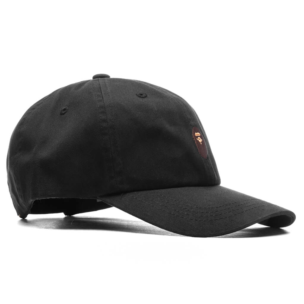 One Point Panel Cap Black