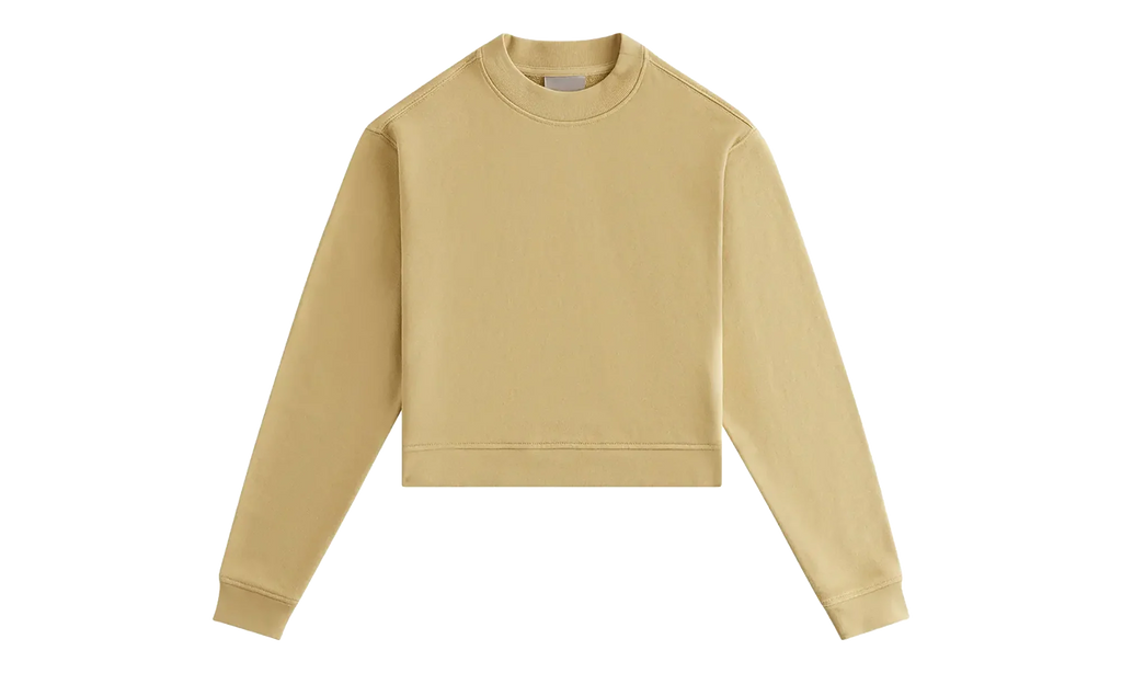 Haylen Cropped French Terry Crewneck "Beige" KHW030227 953