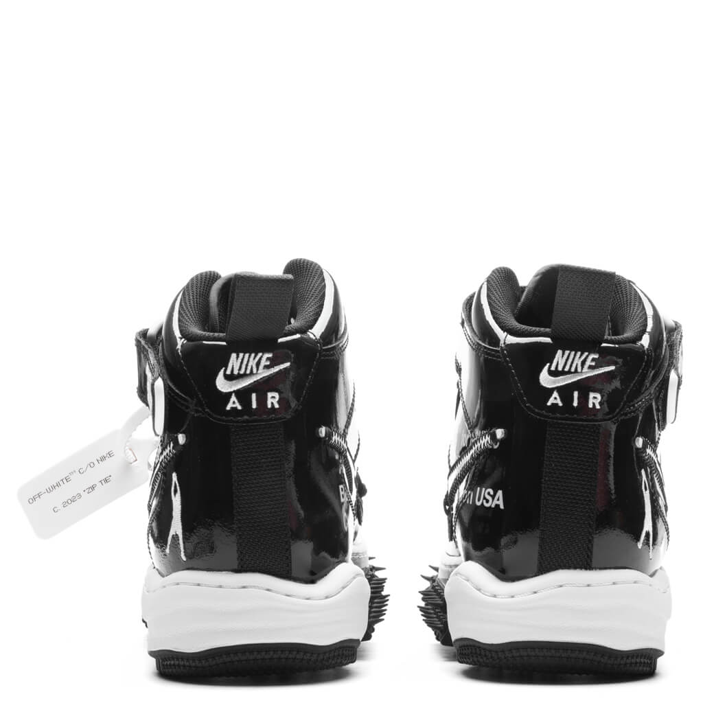 Air Force 1 Mid x Off White Sheed Black White