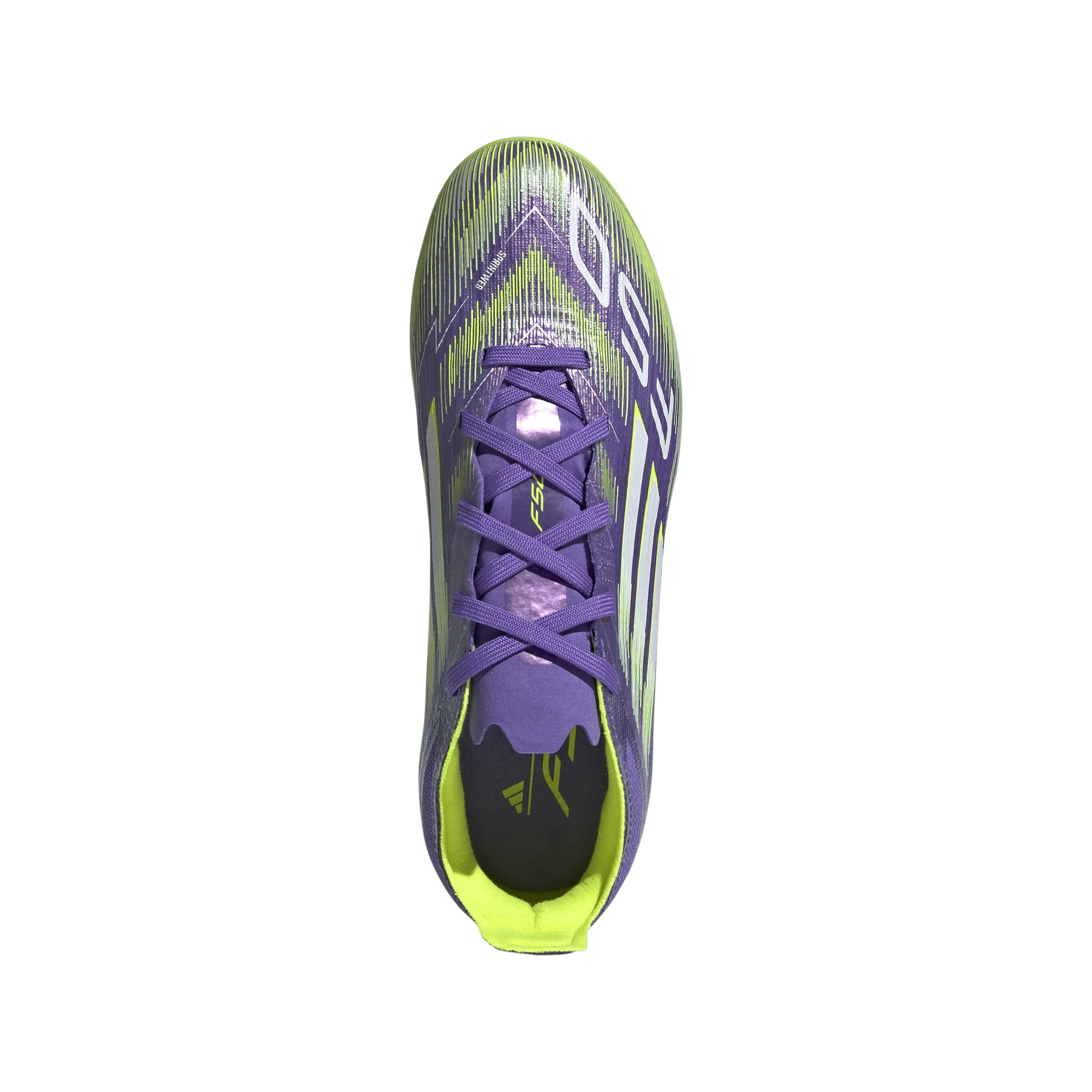 adidas F50 Elite Firm Ground Soccer Shoes Kids Purple White Lemon