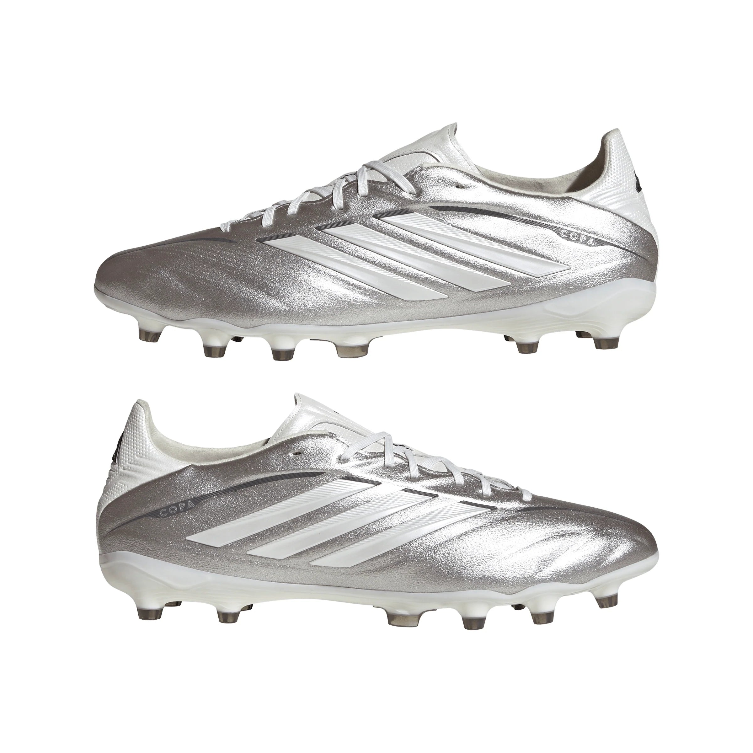 adidas Copa Pure IV Pro FG Firm Ground Mens Soccer Cleats Metal Silver