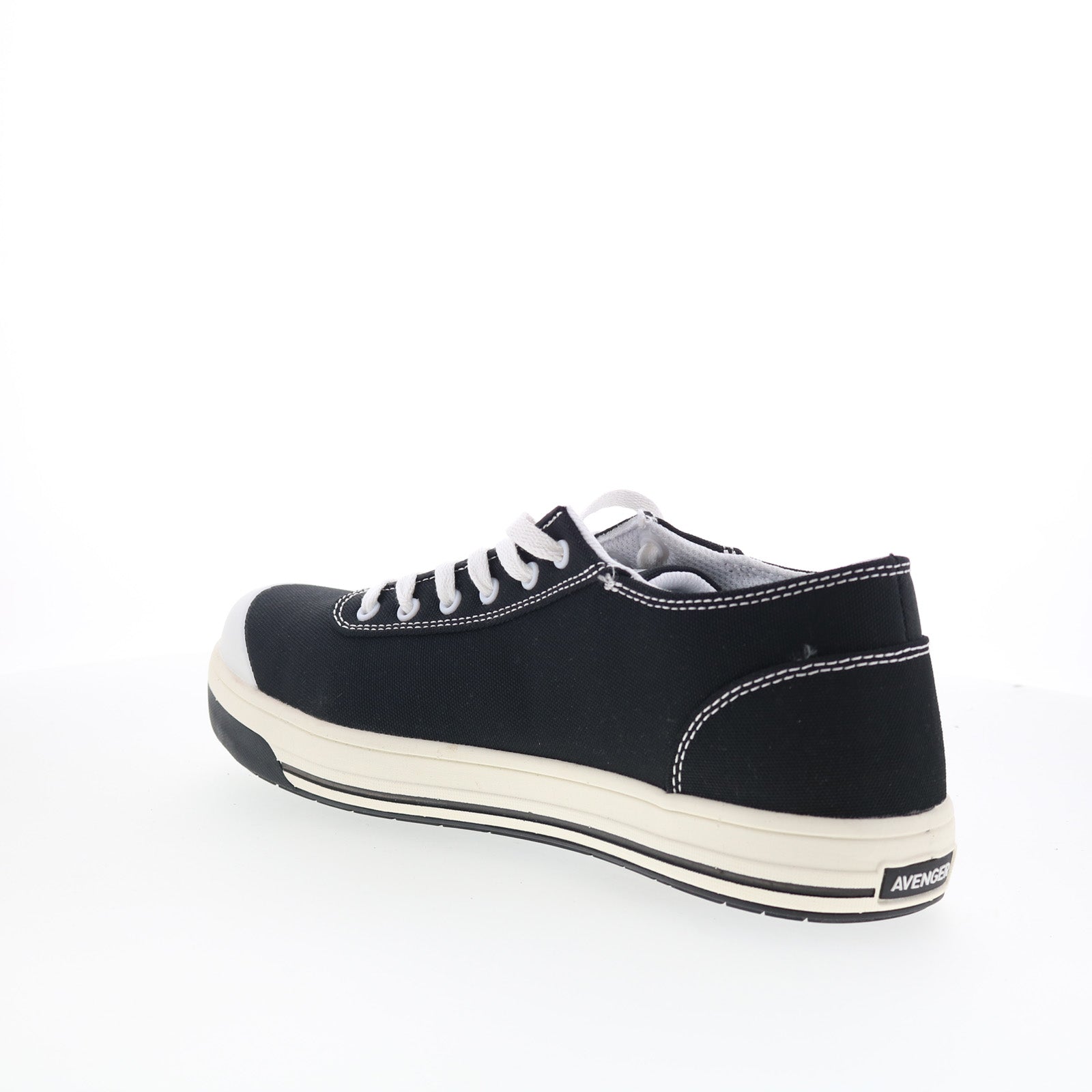 Avenger Blade 6 Eye Carbon Toe Slip Resistant EH Mens Black Mesh Work Shoes