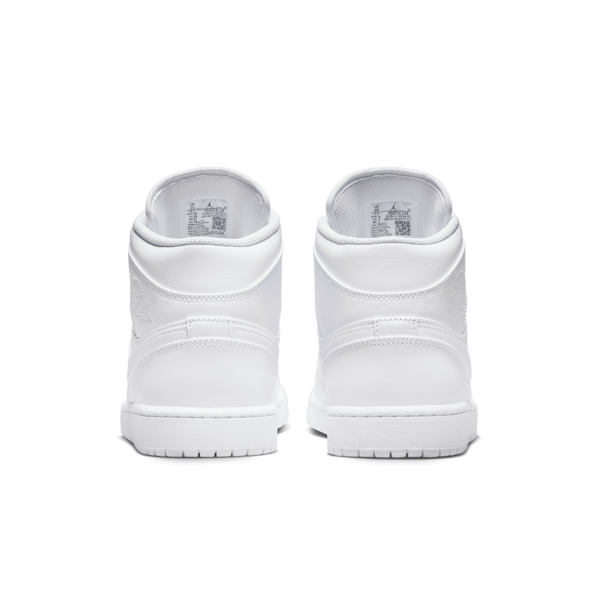 Men's Air Jordan 1 Mid "Triple White"