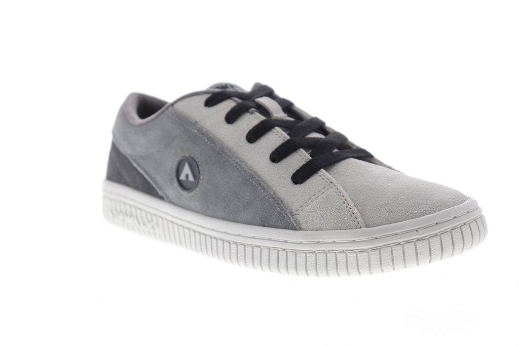 Airwalk The One Suede TRI Mens Gray Suede Skate Sneakers Shoes