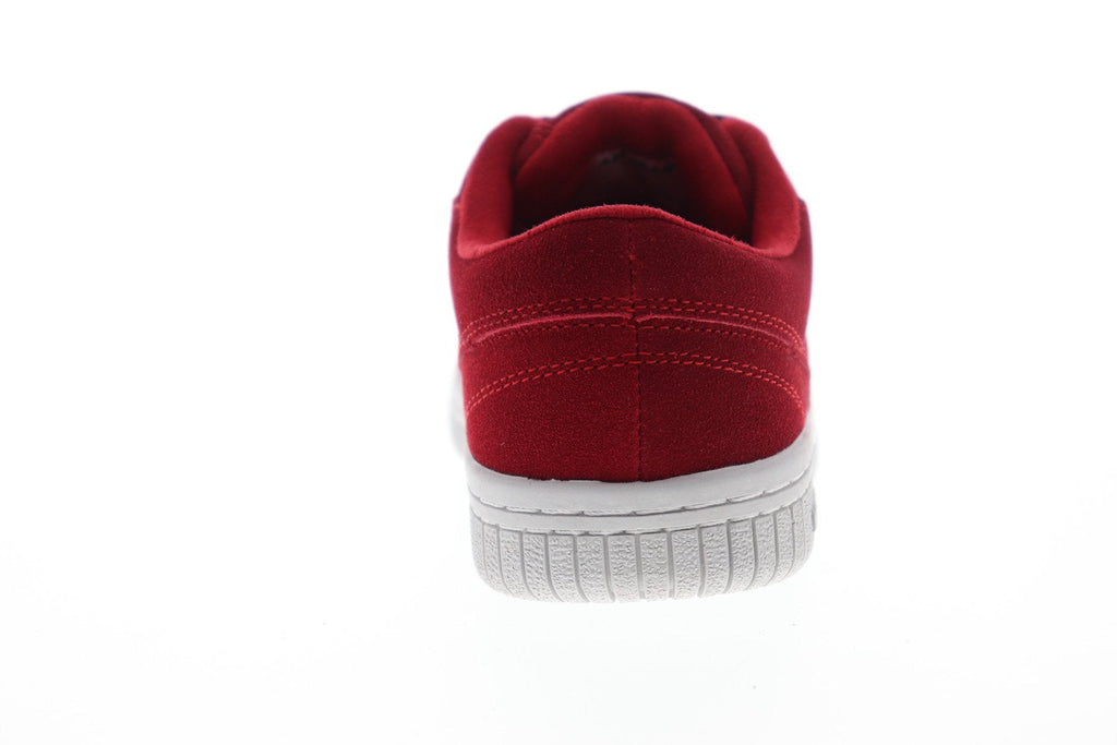 Airwalk Bloc AW19862-R Womens Red Suede Low Top Lace Up Skate Sneakers Shoes