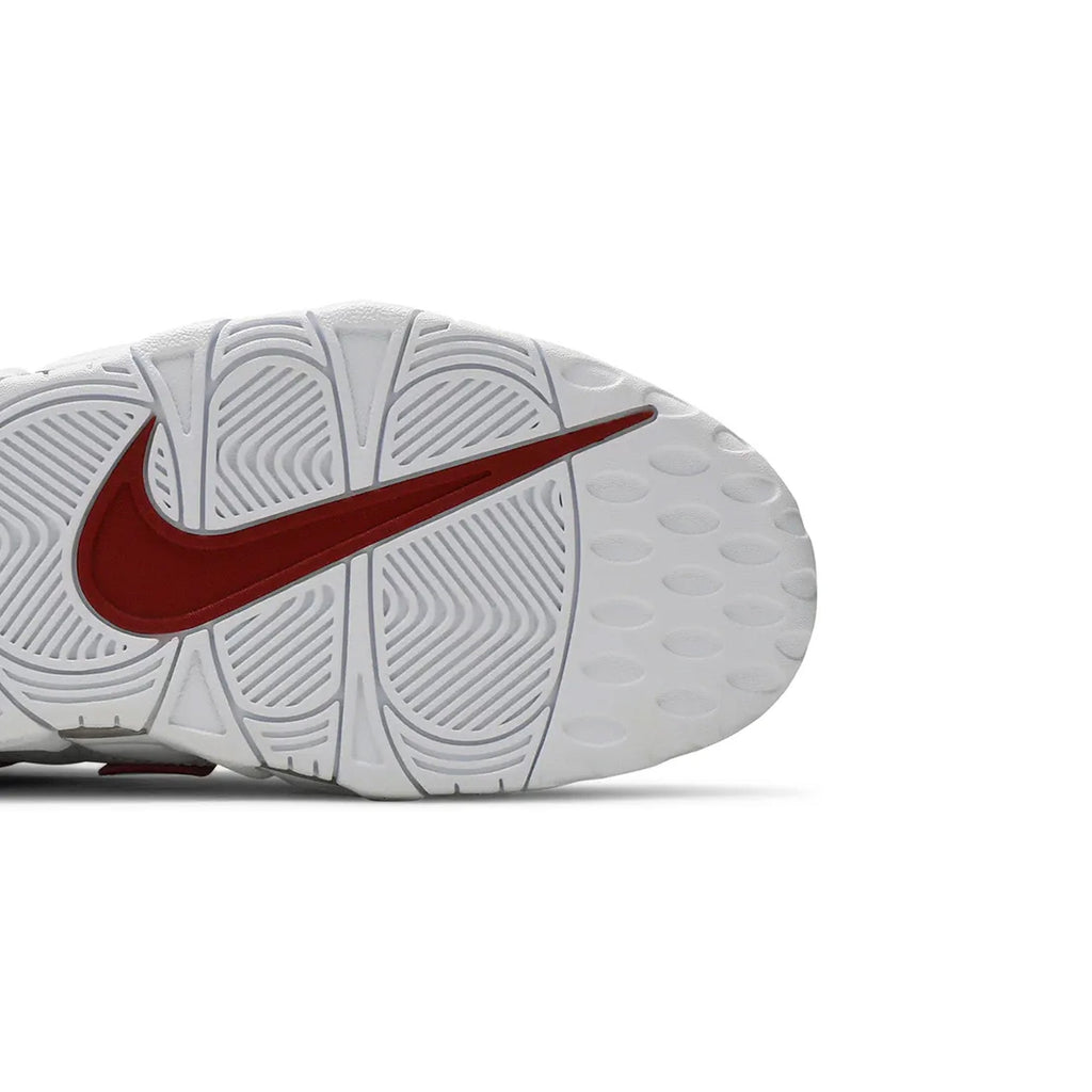 Air More Uptempo 'White Varsity Red Outline' (2021)