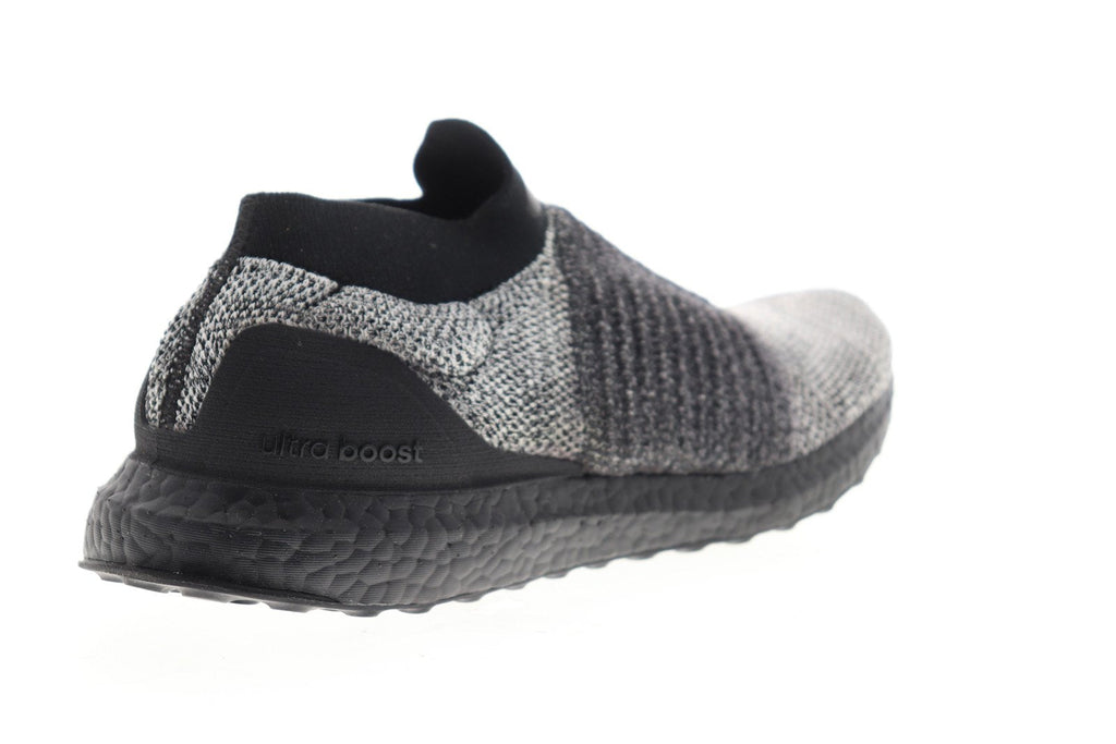 Ultraboost Laceless BB6137 Mens Black Canvas Athletic Running Shoes