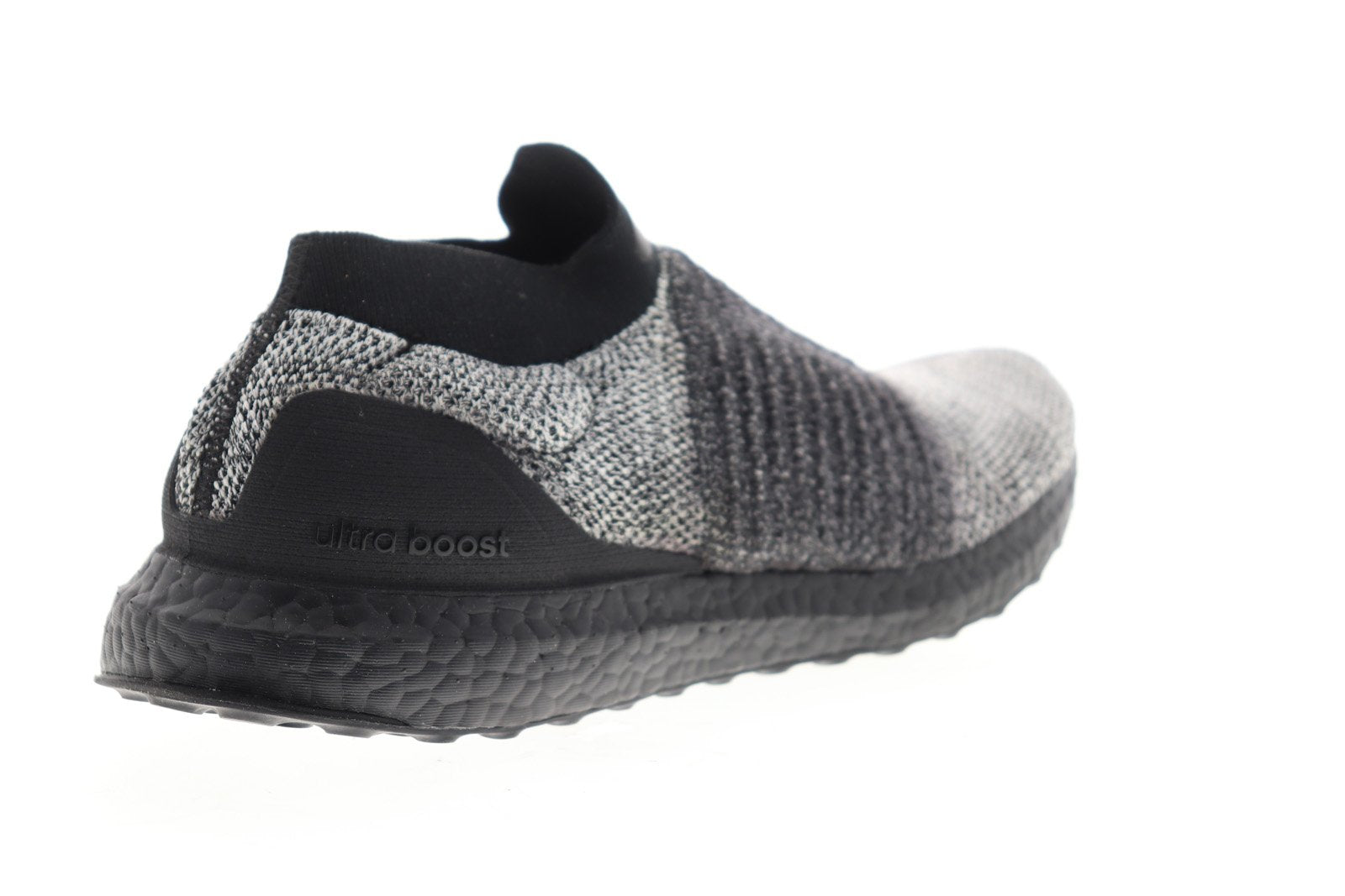 Ultraboost Laceless BB6137 Mens Black Canvas Athletic Running Shoes