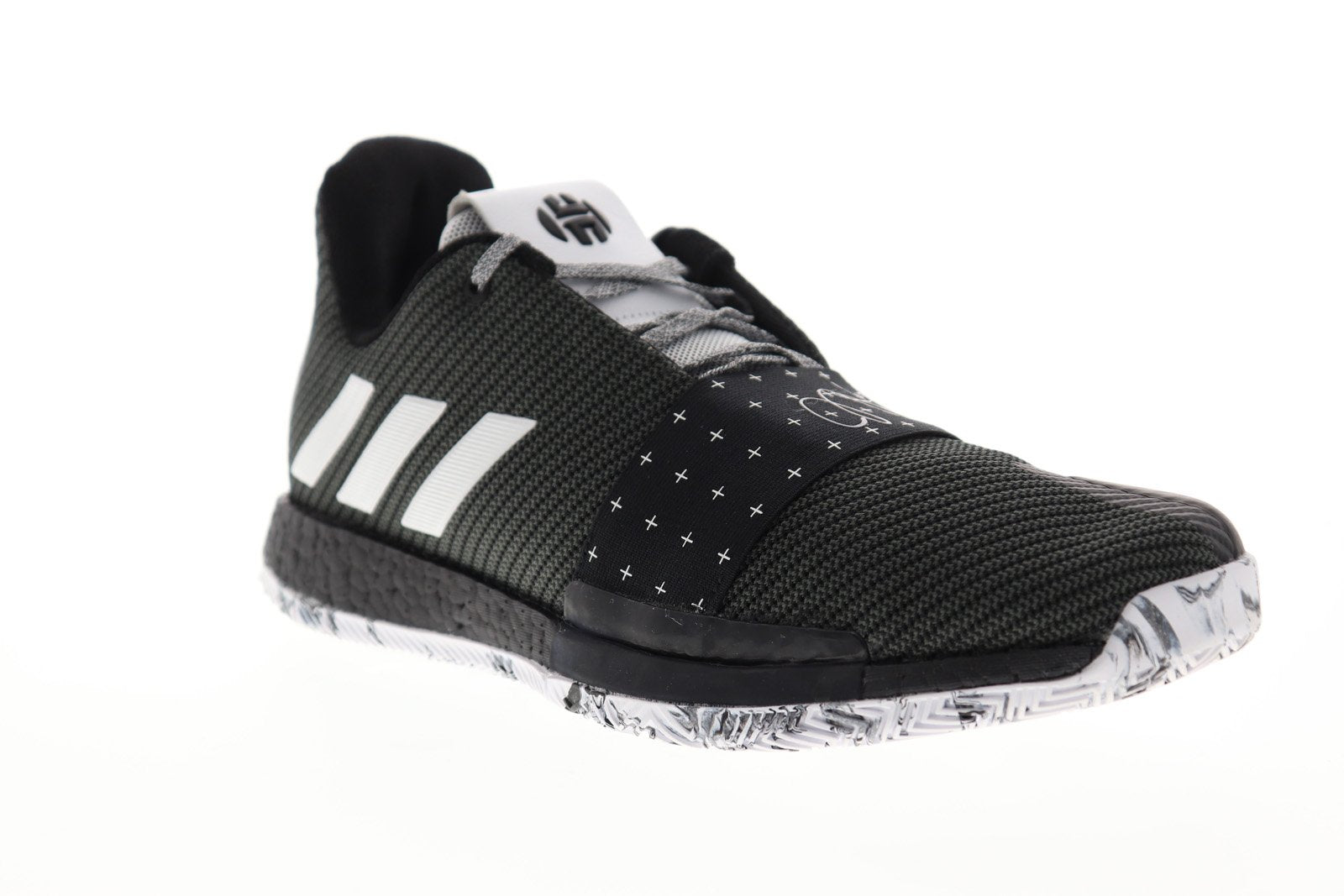 Harden Vol.3 BB7723 Mens Black Canvas Athletic Gym Basketball Shoes