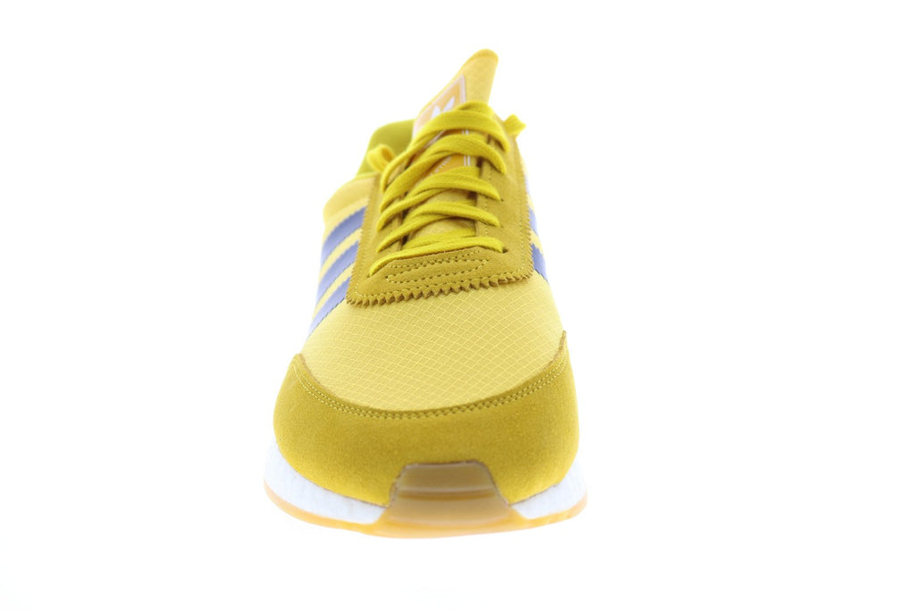 I-5923 BD7612 Mens Yellow Lace Up Lifestyle Sneakers Shoes