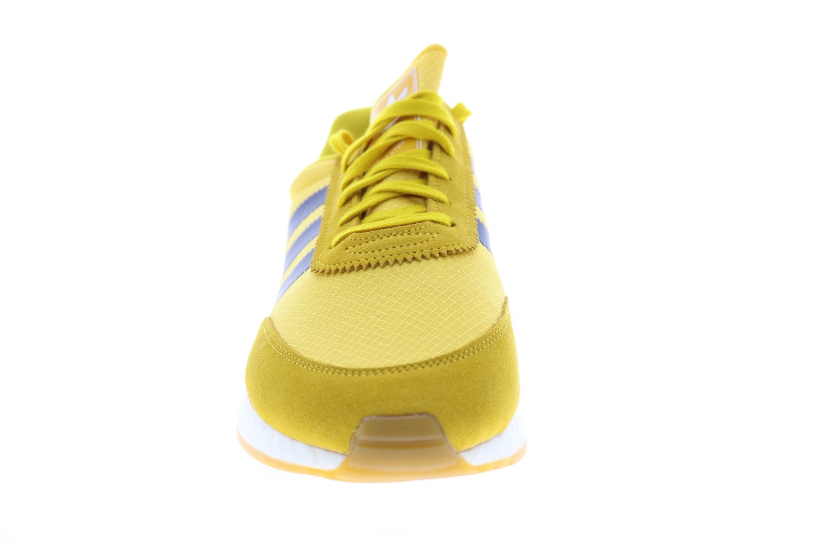 I-5923 BD7612 Mens Yellow Lace Up Lifestyle Sneakers Shoes