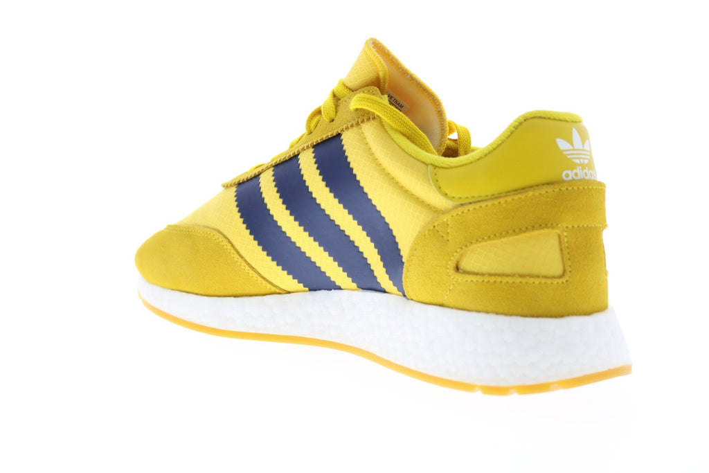 I-5923 BD7612 Mens Yellow Lace Up Lifestyle Sneakers Shoes