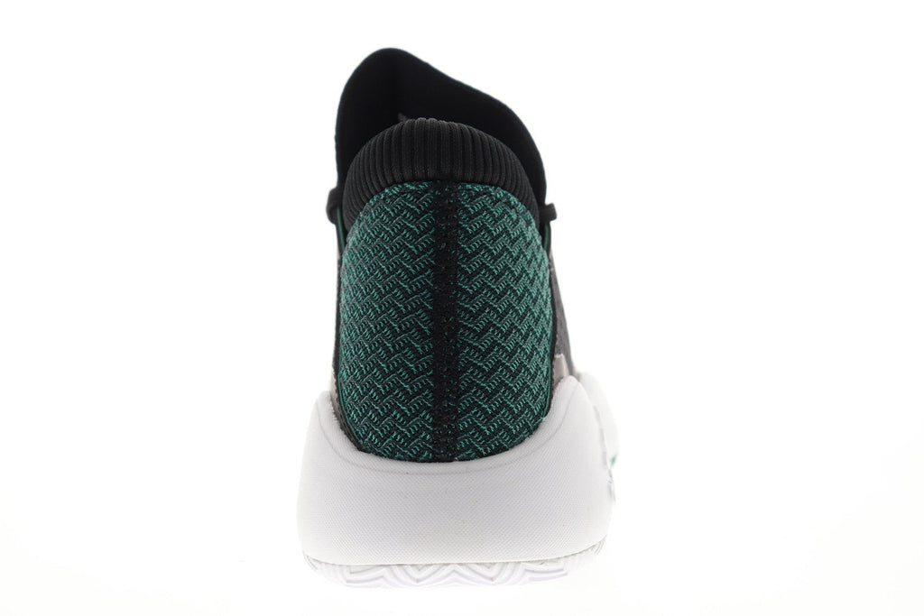 Pro Vision D96946 Mens Black Canvas Mid Top Athletic Gym Basketball Shoes