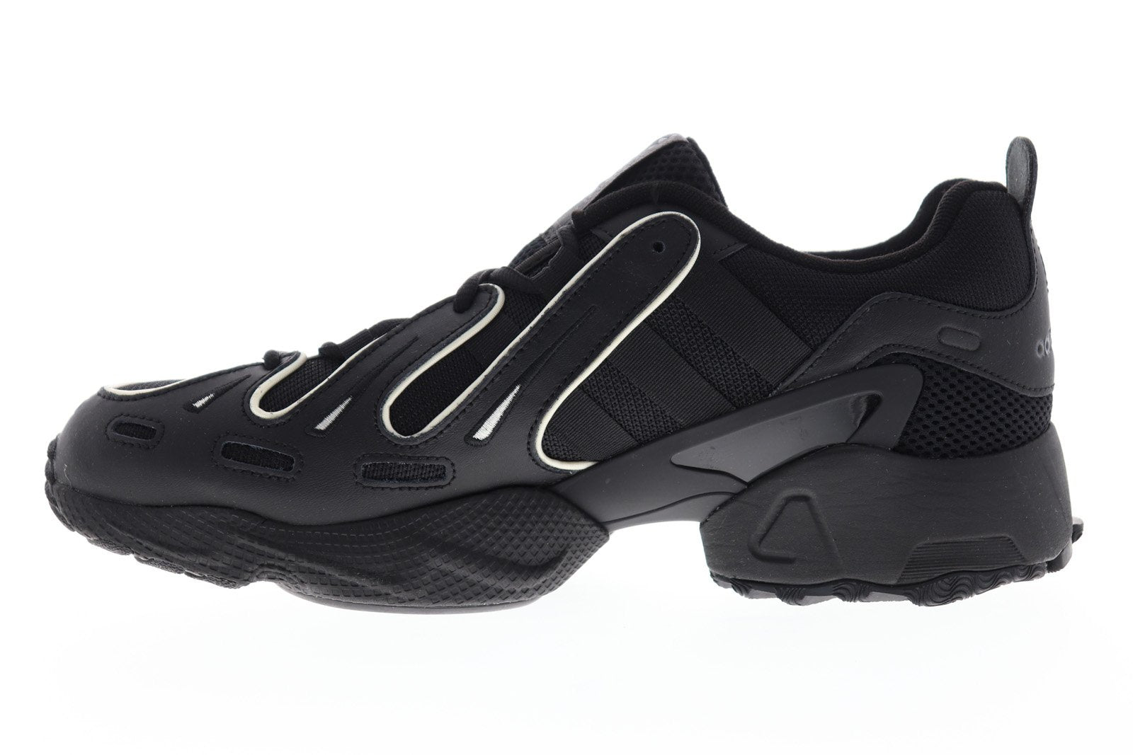 EQT Gazelle EE7745 Mens Black Low Top Lace Up Athletic Running Shoes