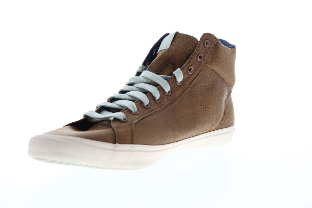 Aldo Hawksley Mens Brown Suede High Top Lace Up Lifestyle Sneakers Shoes