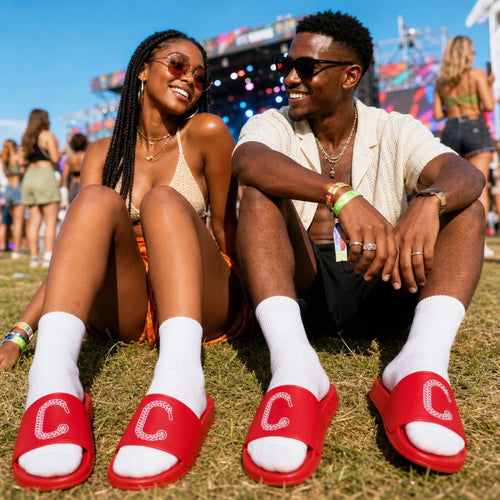 The Closet Inc Slides (Red W W)