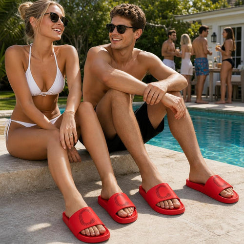 The Closet Inc. Slides (Red W B)