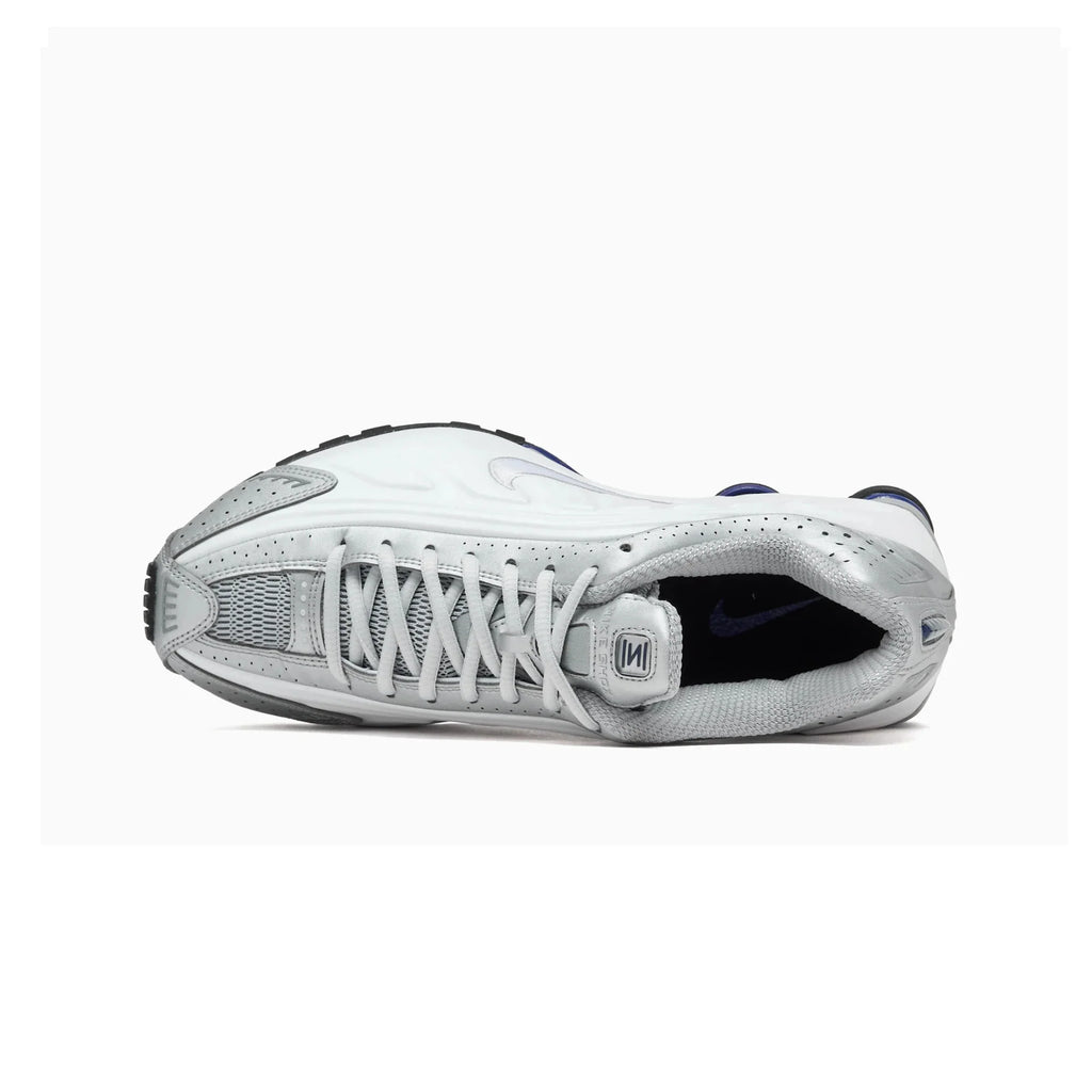 Shox R4 'Metallic Silver Deep Royal Blue