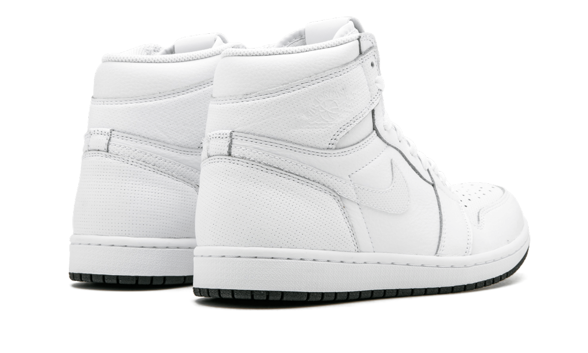 1 Retro High OG "White Perforated" 555088 100