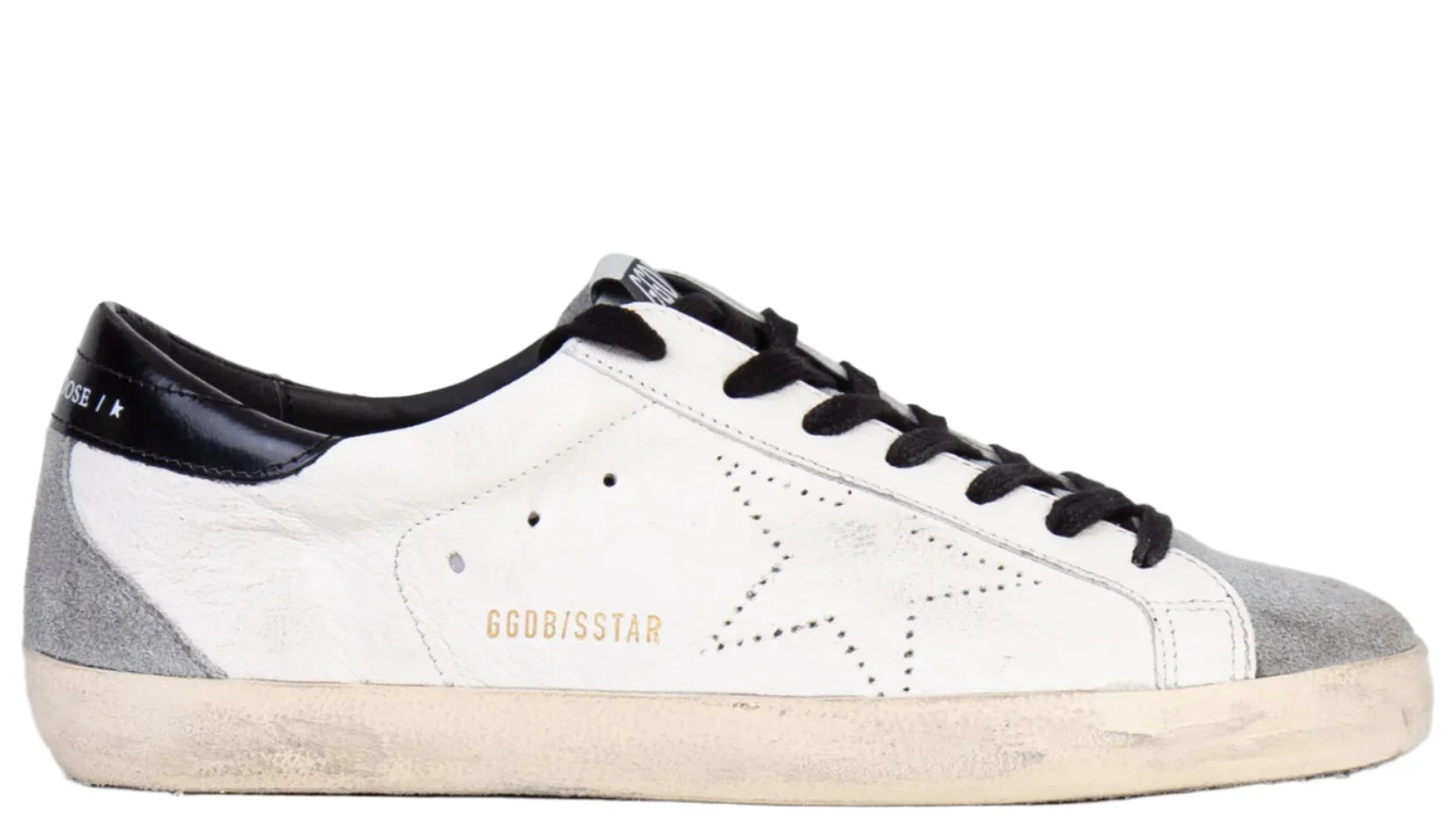 Golden Goose Super Star Skate White Grey Black (M)