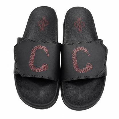 The Closet Inc. Slides (Black W Red)