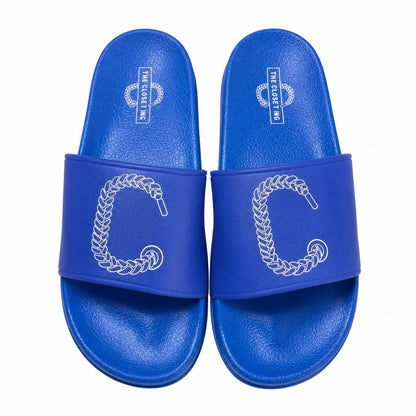 The Closet Inc. Slides (Blue W White)