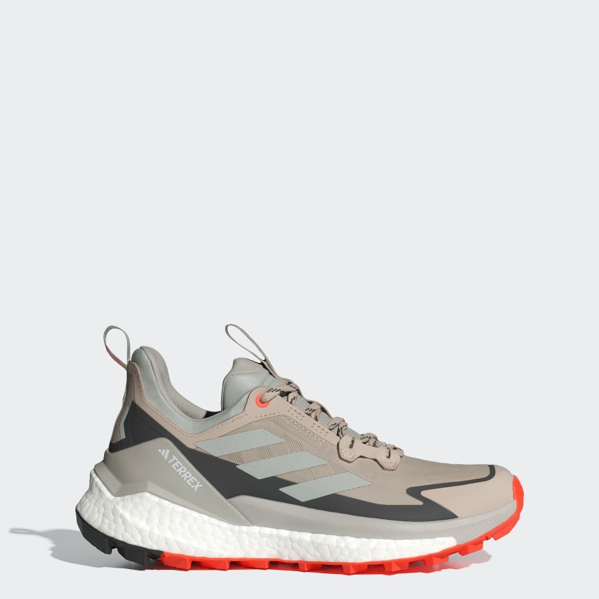Women Terrex Free Hiker 2.0 Low Gore-Tex Hiking Shoe in Wonder Beige Grey