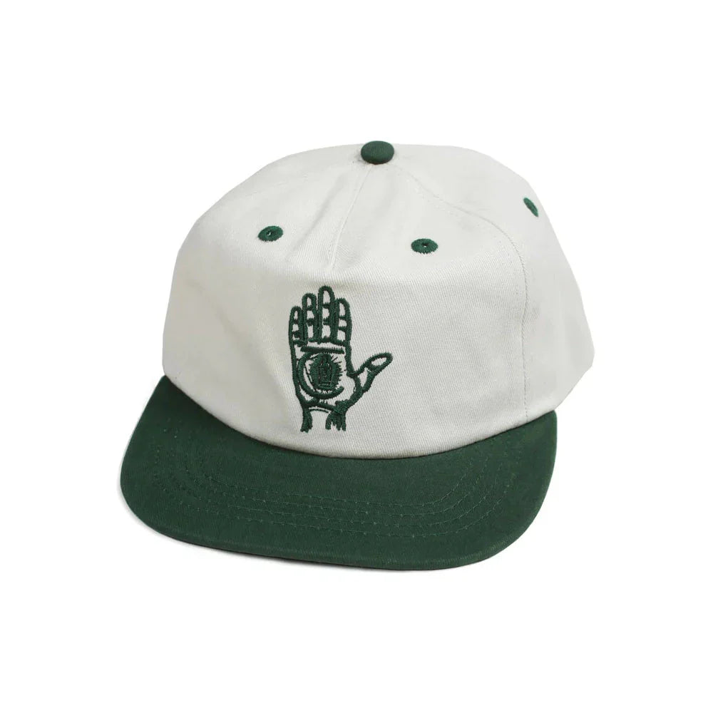 Theories Hand of Theories Short Brim Strapback Pearl Green