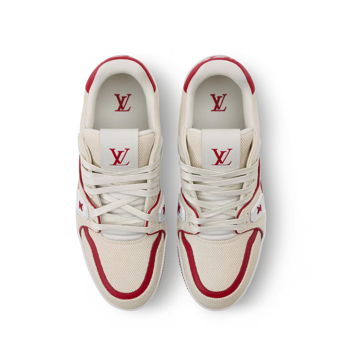 LV Trainer Red Canvas
