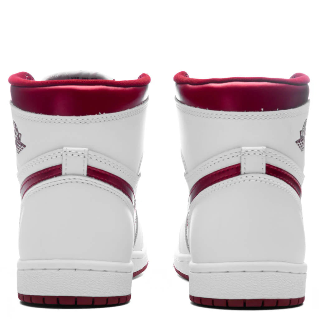 Air Jordan 1 High Retro 85 Metallic Burgundy White Team Red White