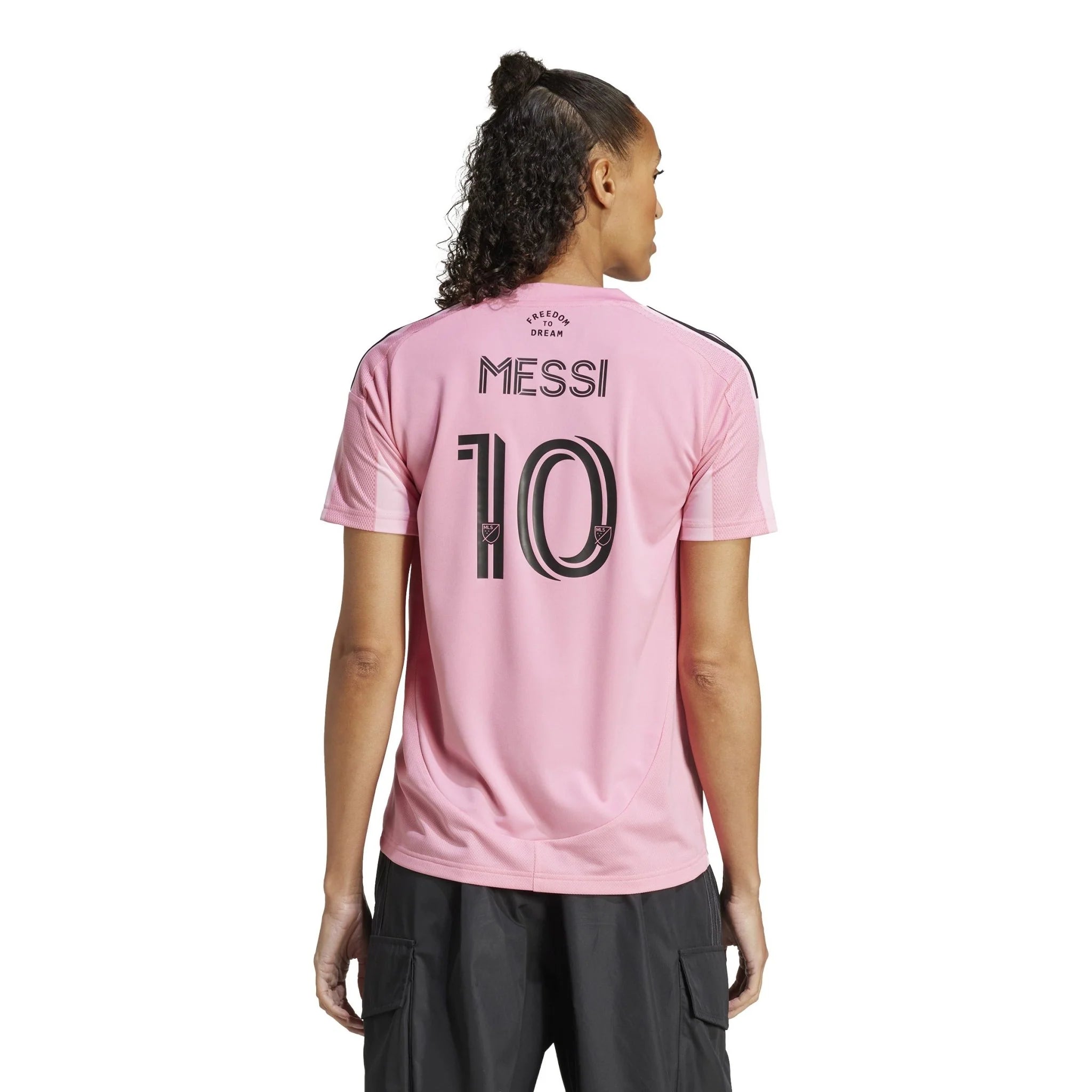 adidas Womens Inter Miami CF Messi Home Jersey 25 26 Pink