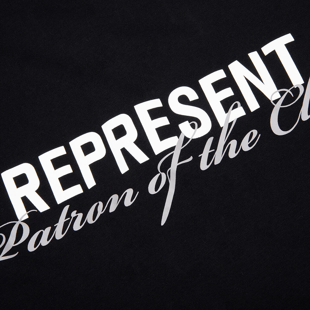 Patron Of The Club T Shirt Black