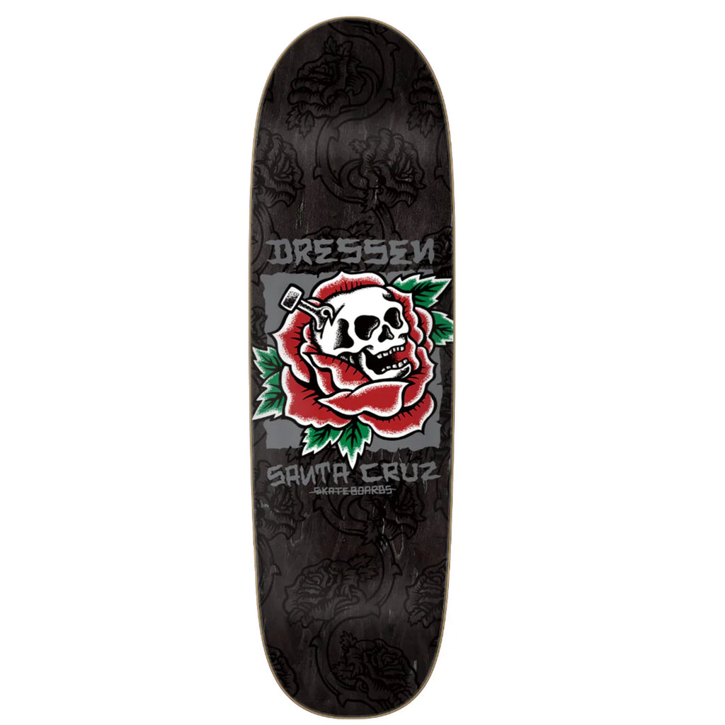 Santa Cruz Eric Dressen Skull Rose Shaped 925 x 3195 Deck