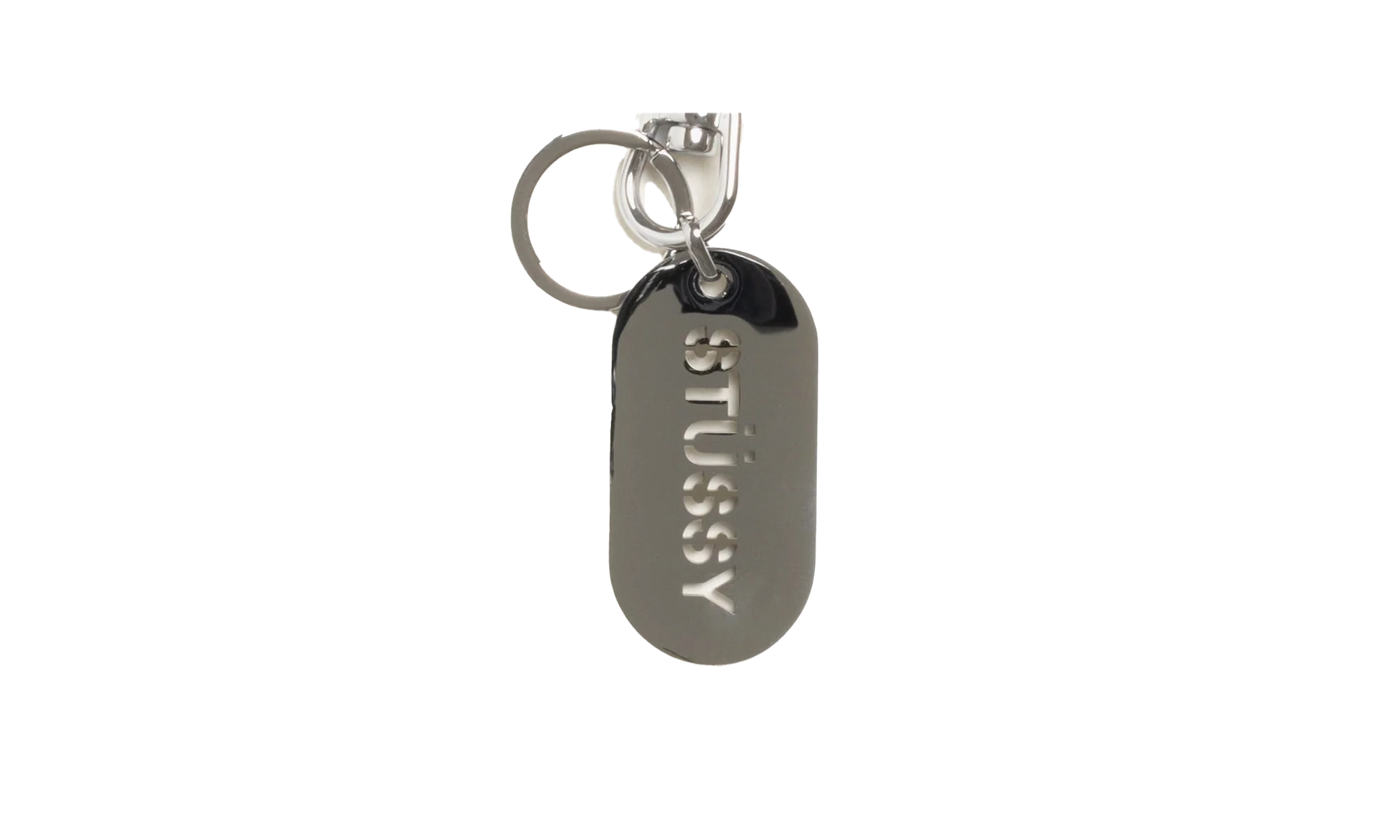 METAL TAG KEYCHAIN "Silver" STUS332