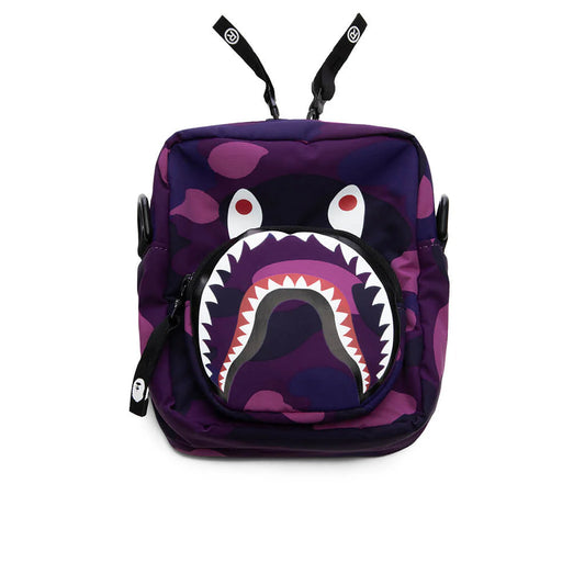 Color Camo Shark Mini Bag Purple
