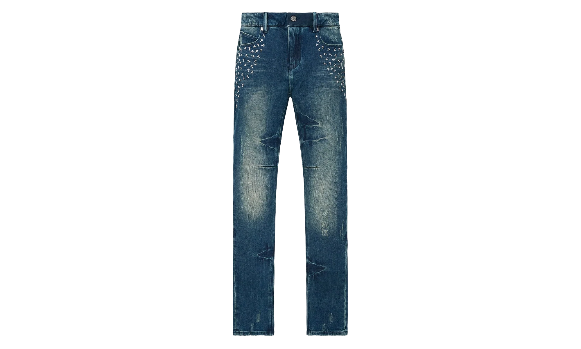 Bryant 5 Pocket Skinny Jeans "Navy Aura" MPVC1000 B1205NAYAR