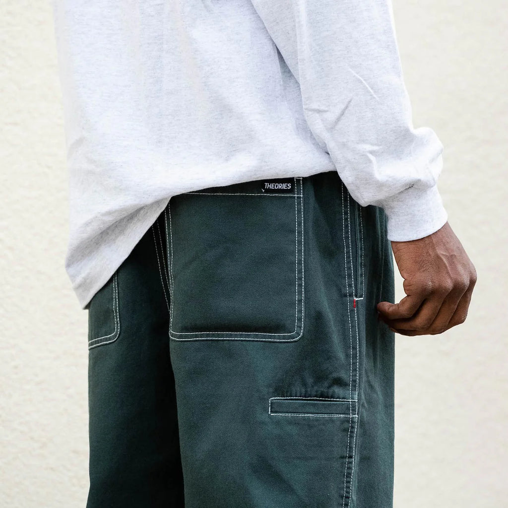 Theories Stamp Lounge Pant Alpine White Contrast Sitch